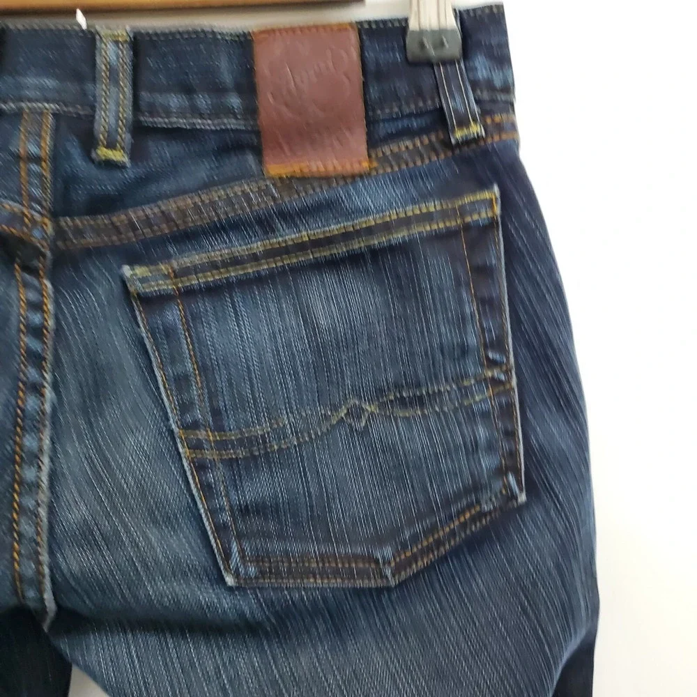 Lucky Brand Womens 4/27 Dark Wash Low Rise Bootcut Jeans‎ Classic Retro Denim